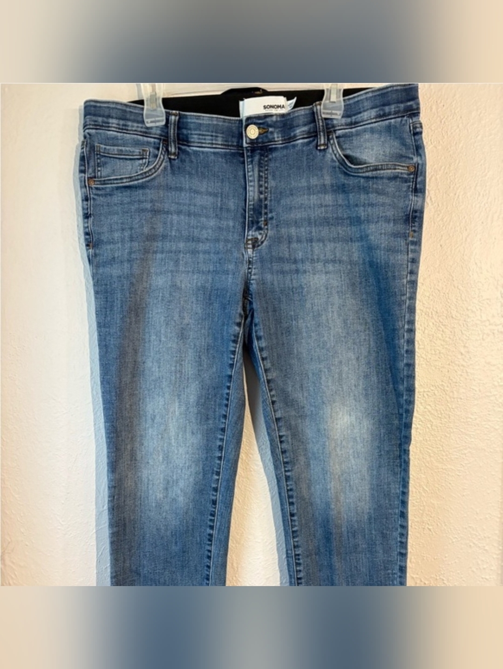 Sonoma Medium Blue Stretch Skinny Jeans
